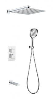 Душевая система скрытого монтажа Grocenberg GB5050CR с Термостатом Vernet (Франция) Хром